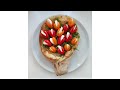 Focaccia bouquet di fiori | Caprese pomodorini e mozzarella