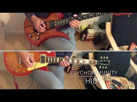 psychommunity / hide guitar cover  4パート 弾いてみた ヒデ