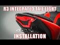 How to install an Integrated Tail light on a 2015+ Yamaha R3 by TST Industries