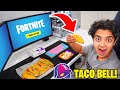 Kid Eats TACO BELL For Every Kill In Fortnite...