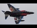 百里基地航空祭2018 F-4EJ改 特別塗装機 模擬空対地射爆撃 JASDF 302Sq Special Phantom Ground Attack Demo !!