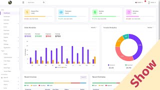 Show | Template Pro - Multipurpose Admin HTML Bootstrap Wealth