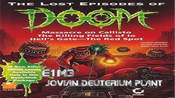 Doom: The Lost Episodes of Doom - E1M3: Jovian Deuterium Plant (100%) [DOSBox]