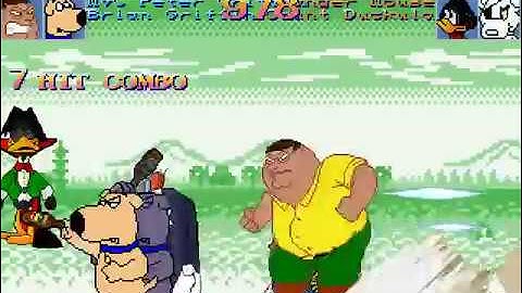 Mugen MvC Peter Griffin & Brian Griffin Vs Danger Mouse & Count Duckula