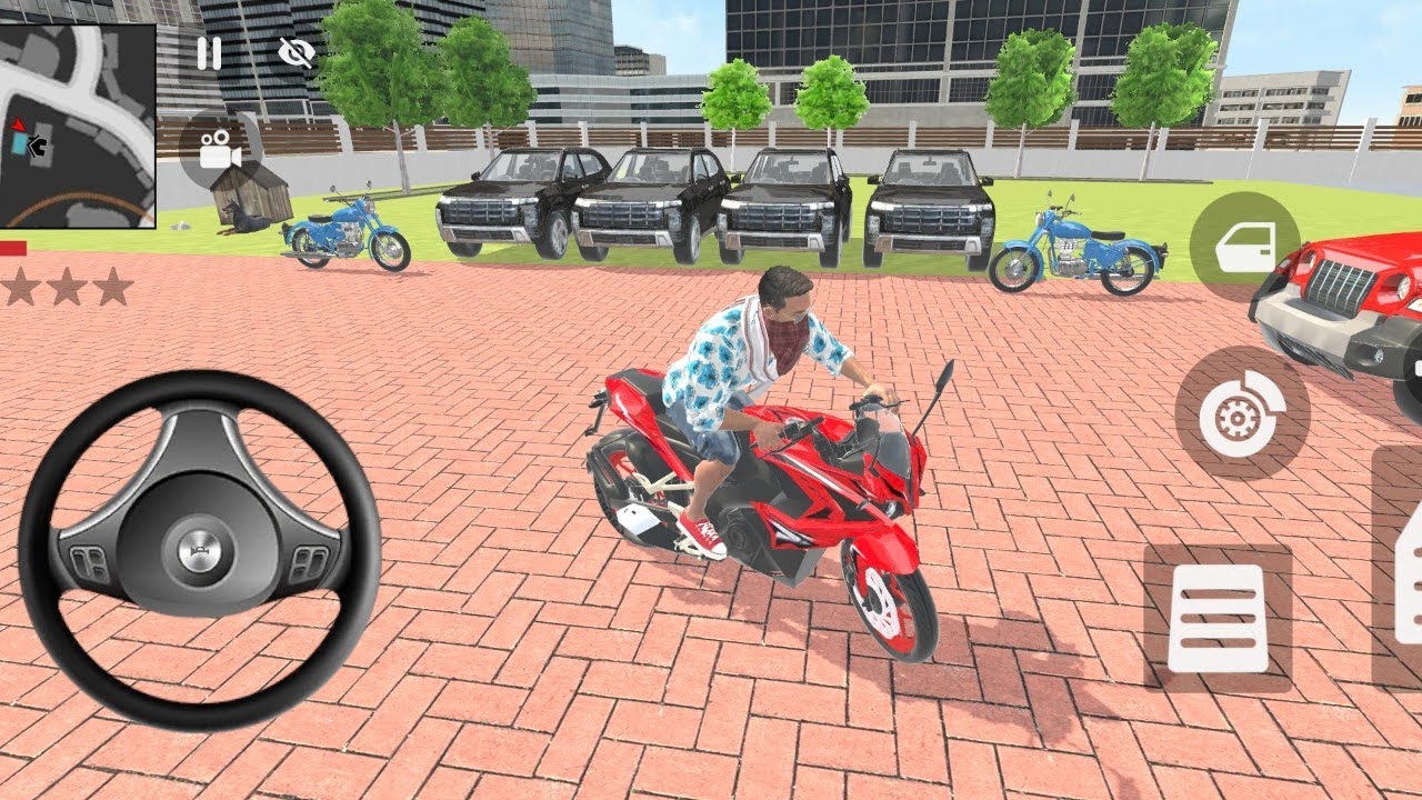 Franklin order by 4️⃣ Creta Car 🚨 and 2️⃣ Bullet 💥 in Indian 🇮🇳 bike Theft Auto Simulator 🎮