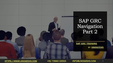 SAP GRC Training | SAP GRC Navigation Part 2 | SAP GRC S4 HANA Training
