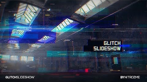 After Effects Template: Glitch Slideshow