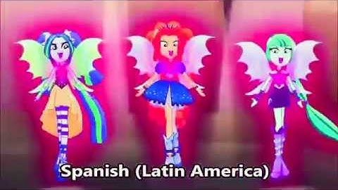 Welcome to the show  Multilanguage Multicolour