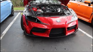 2020 Supra Eventuri Carbon Fiber Headlight Duct Install