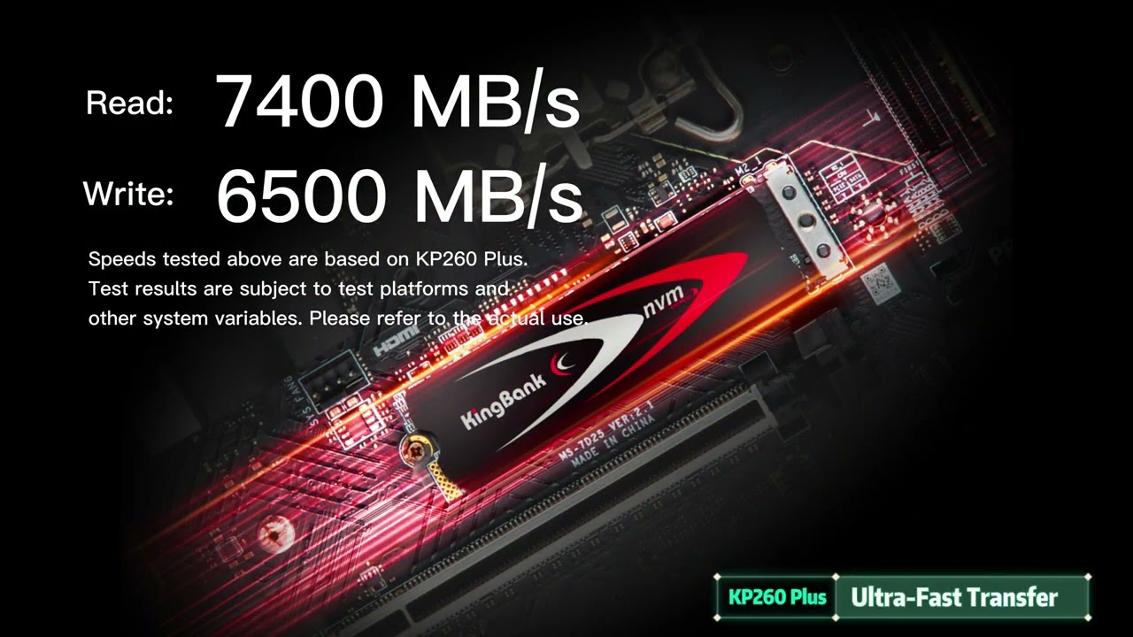 KingBank KP260 NVMe M.2 2280 SSD - YouTube