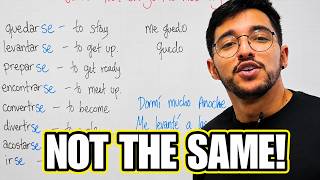 These Spanish Verbs Have Two Totally Different Meanings