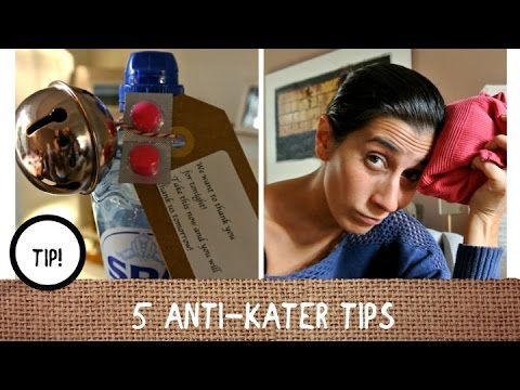 5 anti kater tips