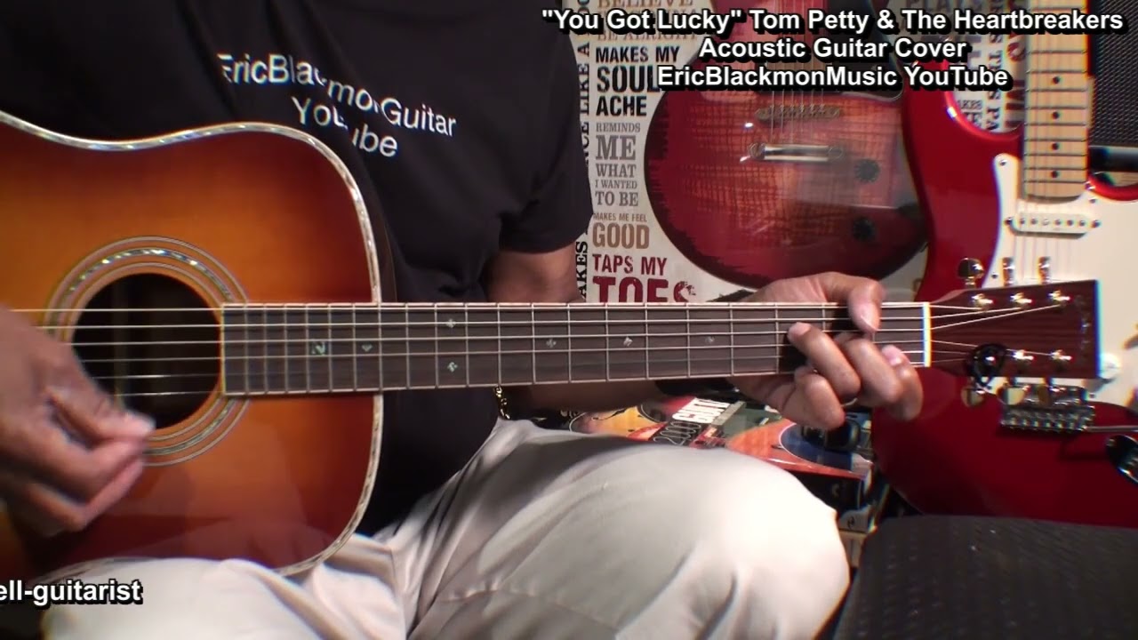 Tom Petty & The Heartbreakers YOU GOT LUCKY Acoustic Guitar Cover  Lesson 