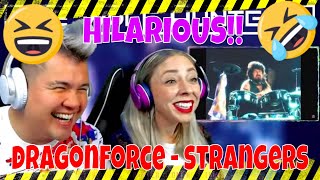 DRAGONFORCE - Strangers (Official Video - Extreme Power) THE WOLF HUNTERZ Jon and Dolly Reaction