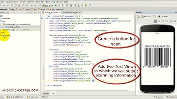 Tutorial how to create Barcode Reader app in Android Studio