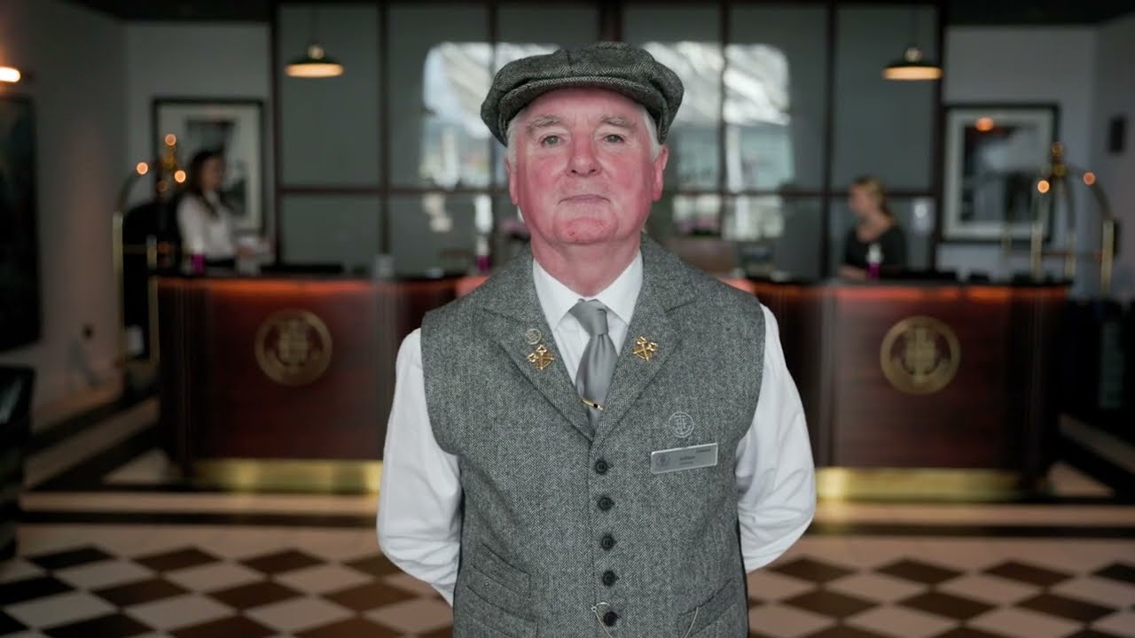 People on the Mile Titanic Hotel Belfast