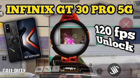 Infinix GT 30 PRO 5G Game Test MP COD Mobile | 120fps Unlock | Gyro Test | Atlas Dust Rider Gameplay