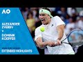 Ref:6HCVTgwh5uc Alexander zverev v dominik koepfer extended highlights | australian open 2024 first round