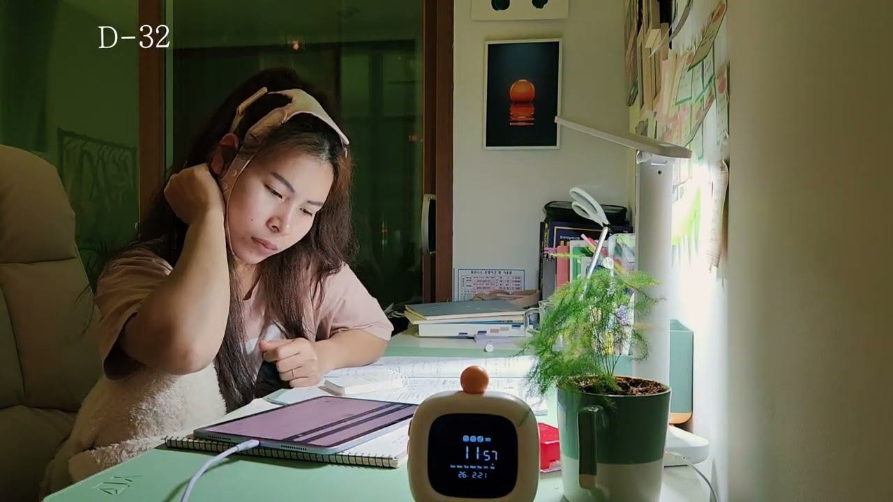 D-32 មុនគេង 2ម៉ោង #studyvlog 