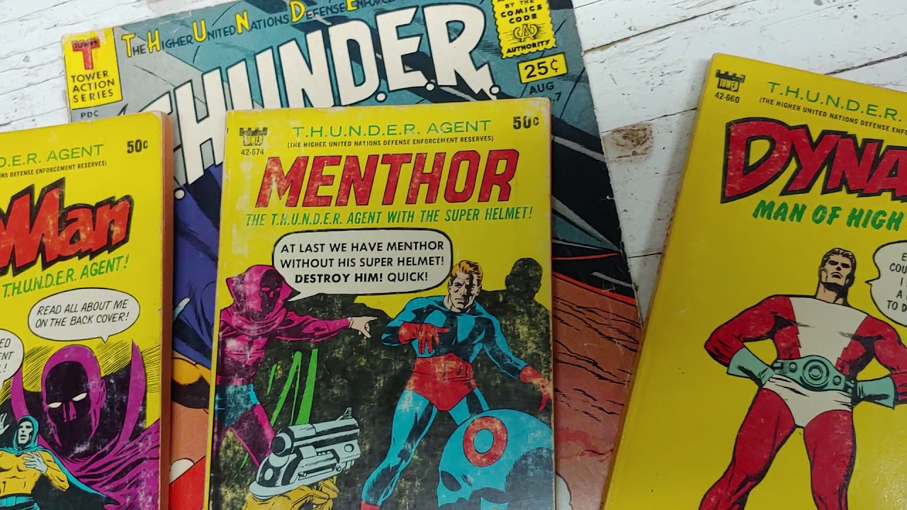 Ep.37 THUNDER Agents by Wally Wood. Tower Comics 1966. Silver Age.