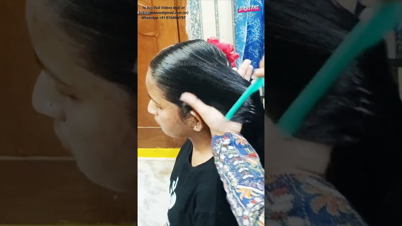 Longhair twin braids #babitasgallery #longhair #haircare #oilyhair Dm for full videos+91 9154004797