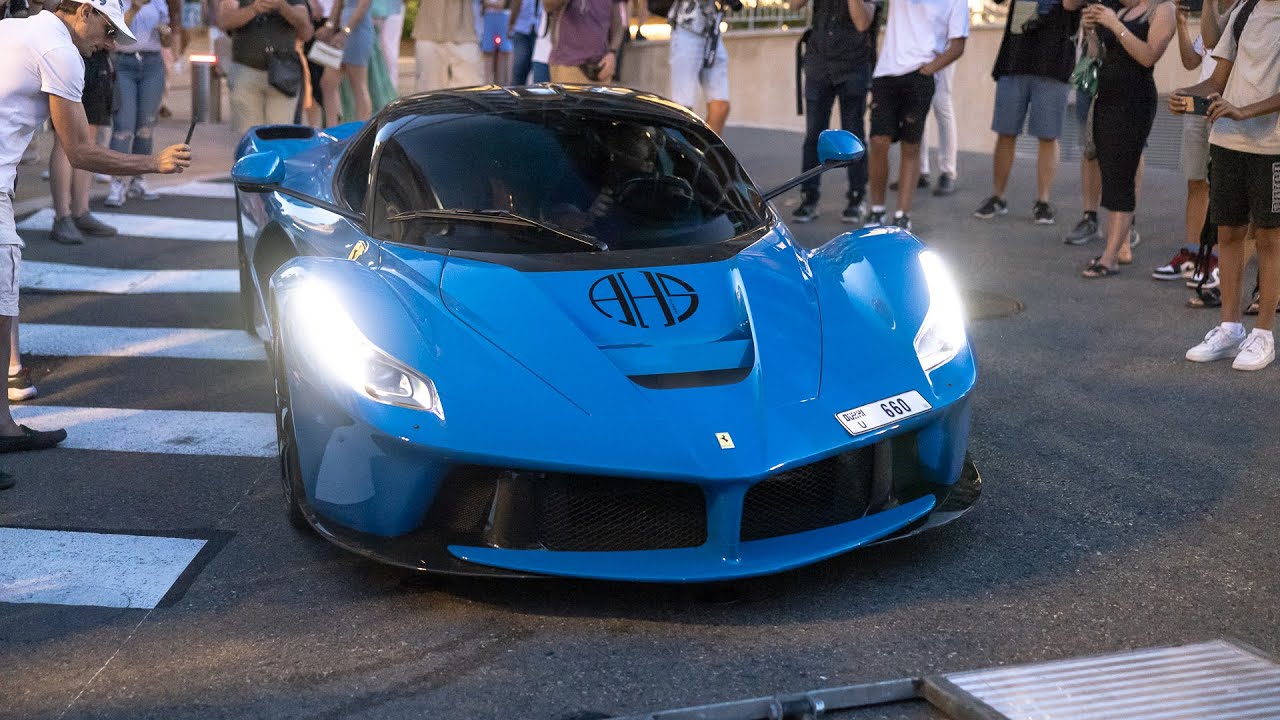 Arab Supercar Invasion in Monaco ! 2x Chiron 300+, Divo, Mansory F8XX, LaFerrari, Mansory 812, Senna