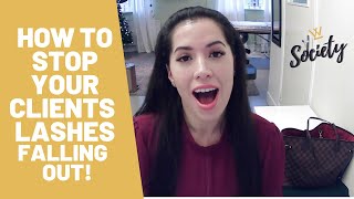 Lash extensions falling out? How to make lashes last longer!