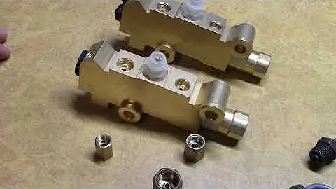 Proportioning Combination Valve Disc / Drum PV2 Port Size Note 3/16" or 1/4" line size / Bad Batch?
