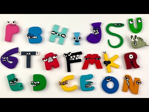 How to make all Alphabet Lore with Clay (Part 2)