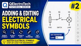 QElectroTech Tutorial #2: Adding & Editing Electrical Symbols | Beginner Course