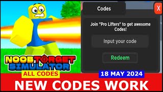 *NEW CODES* Noob Target Simulator 🎯ROBLOX | ALL C0DES | MAY 18, 2024