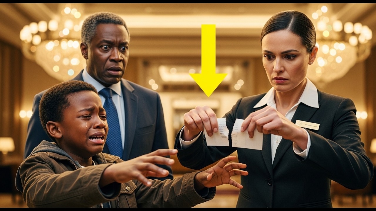 Gerente de banco rompe el cheque de un niño… se arrepiente al instante