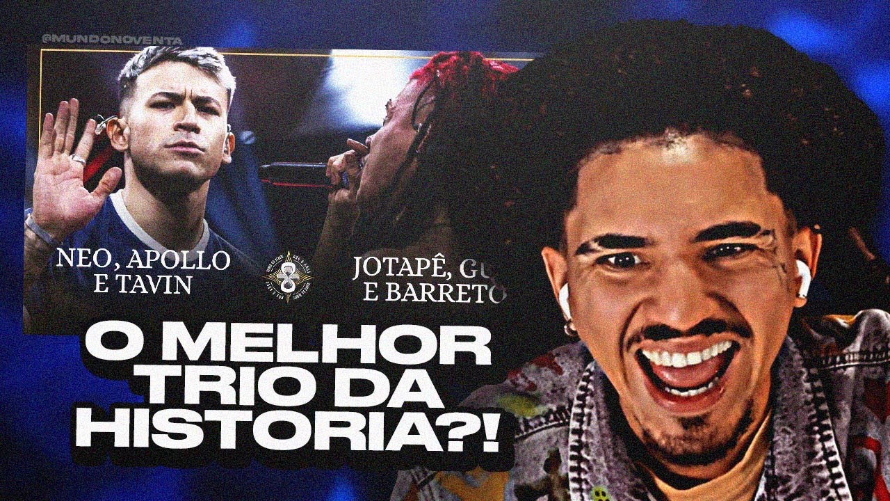 NOVENTA REAGE a (MAIOR FINAL DA HISTÓRIA) NEO, APOLLO E TAVIN X JOTAPÊ, GURI E BARRETO | BDA 8 ANOS