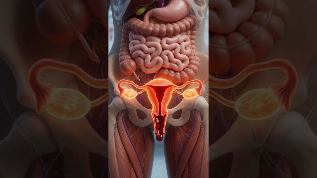 Menstrual Cycle in 3D Animation | How Period Works Inside the Body