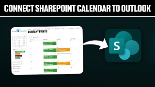 how to connect sharepoint calendar to outlook 2024! (full tutorial)