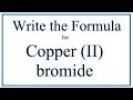 Copper(II) Bromide and Ionic Compounds