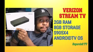 VERIZON STREAM TV ANDROID BOX | S905X4 | ANDROID TV OS | Android 10 |