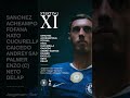 Line Up for tonight game #football #cfc #chelsea #premierleague #chealseunfiltered