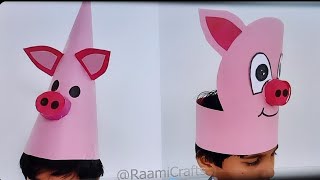 3 DIY Wilbur costume | Pig headgear Costume For Fancy Dress Competition | Fancy Dress Costume Ideas