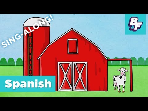 Old MacDonald Nursery Rhyme in Spanish Sing-Along Song | BASHO & FRIENDS | En la granja de MacDonald