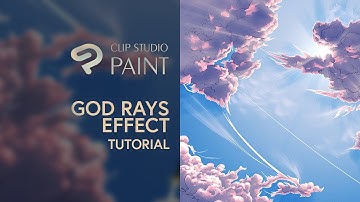 How To Create GOD RAYS in CLIP STUDIO PAINT