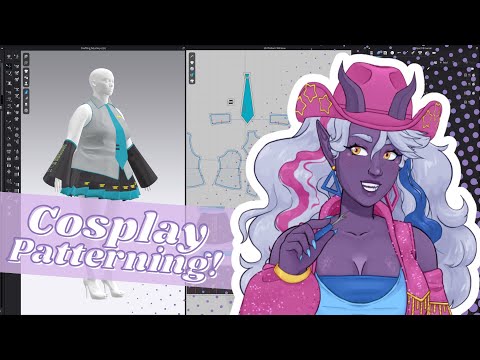 【 Cosplay Patterning 】 LAST STREAM BEFORE I FLY TO C2E2!! it's miku time, baby