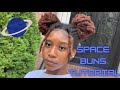 How To: Loc Space Buns | Loc Tutorial