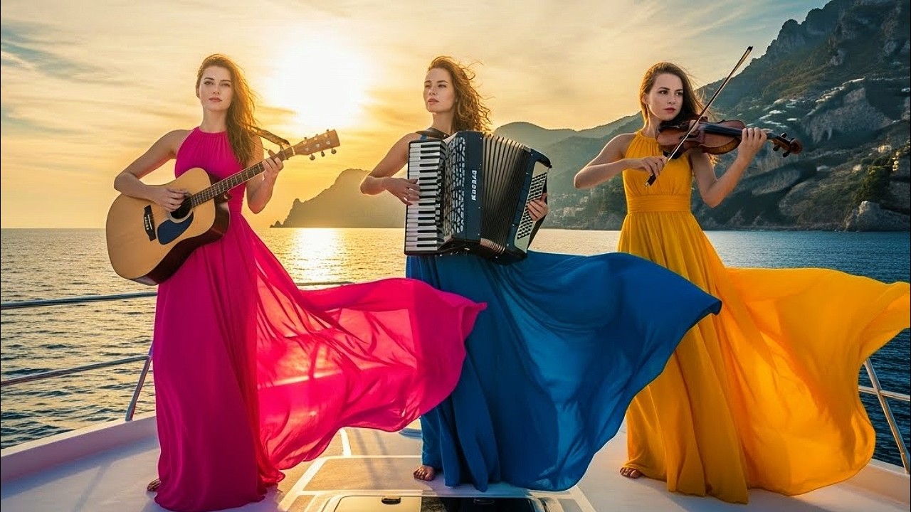 THE MOST EMOTIONAL FUSION! Relaxing Flamenco Instrumental Music – Violin & Accordion Touch the Soul