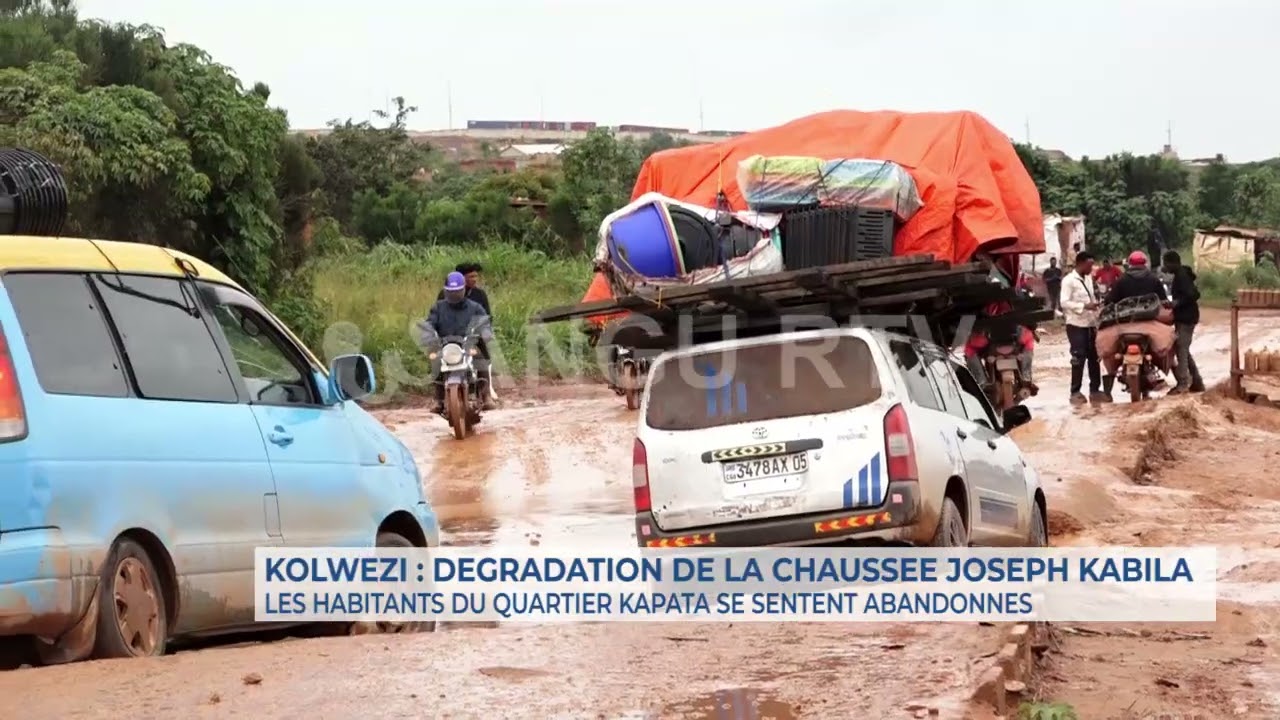 🚨KOLWEZI : Dégradation de la chaussée joseph KABILA, les habitants de KAPATA disent être abandonnés