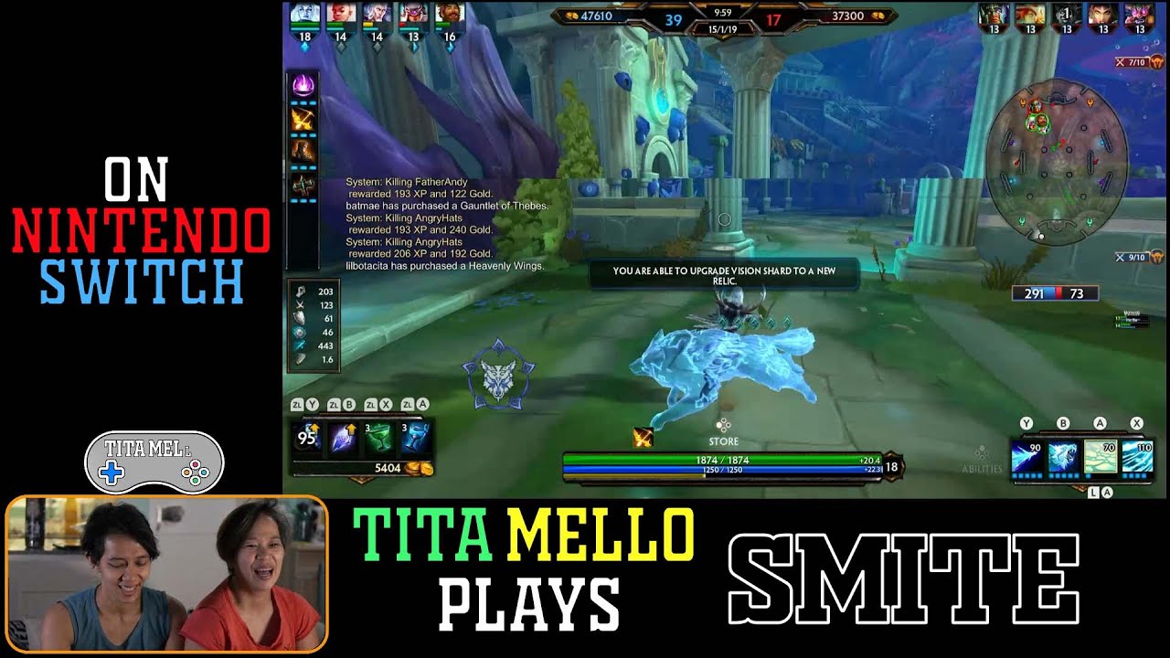 Titas play Smite on Nintendo Switch