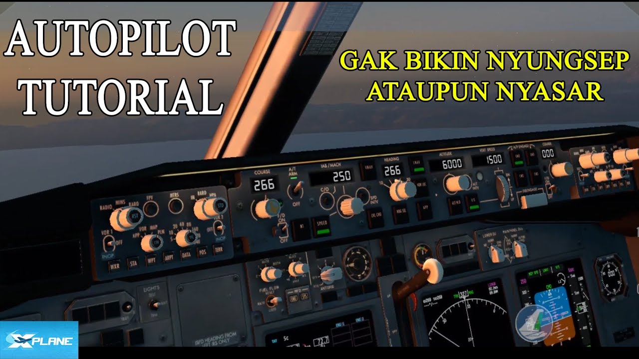 Cara Menggunakan Autopilot Boeing 737 800 XPlane Mobile Indonesia