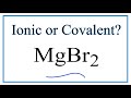 Ionic Bonds and Magnesium Bromide