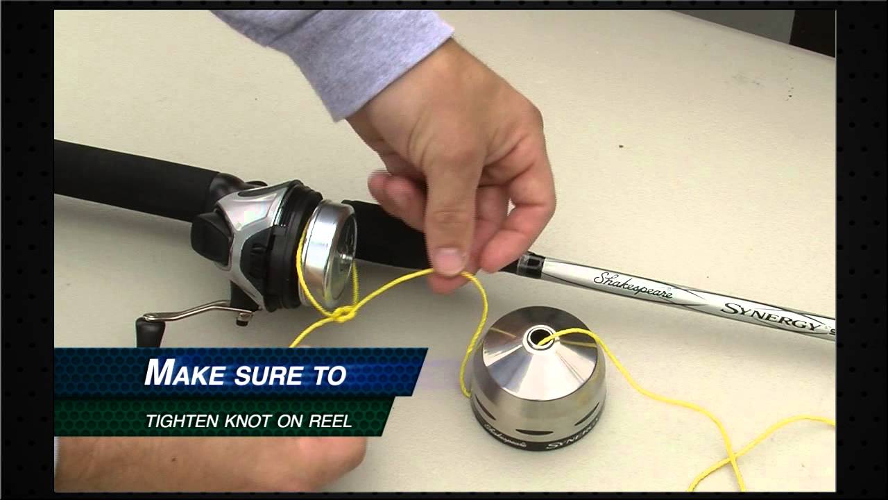 Shakespeare: How to Re-spool a Spincast Reel (Dunham's Sports