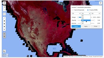 Visualizing Earth Engine raster data interactively with a GUI
